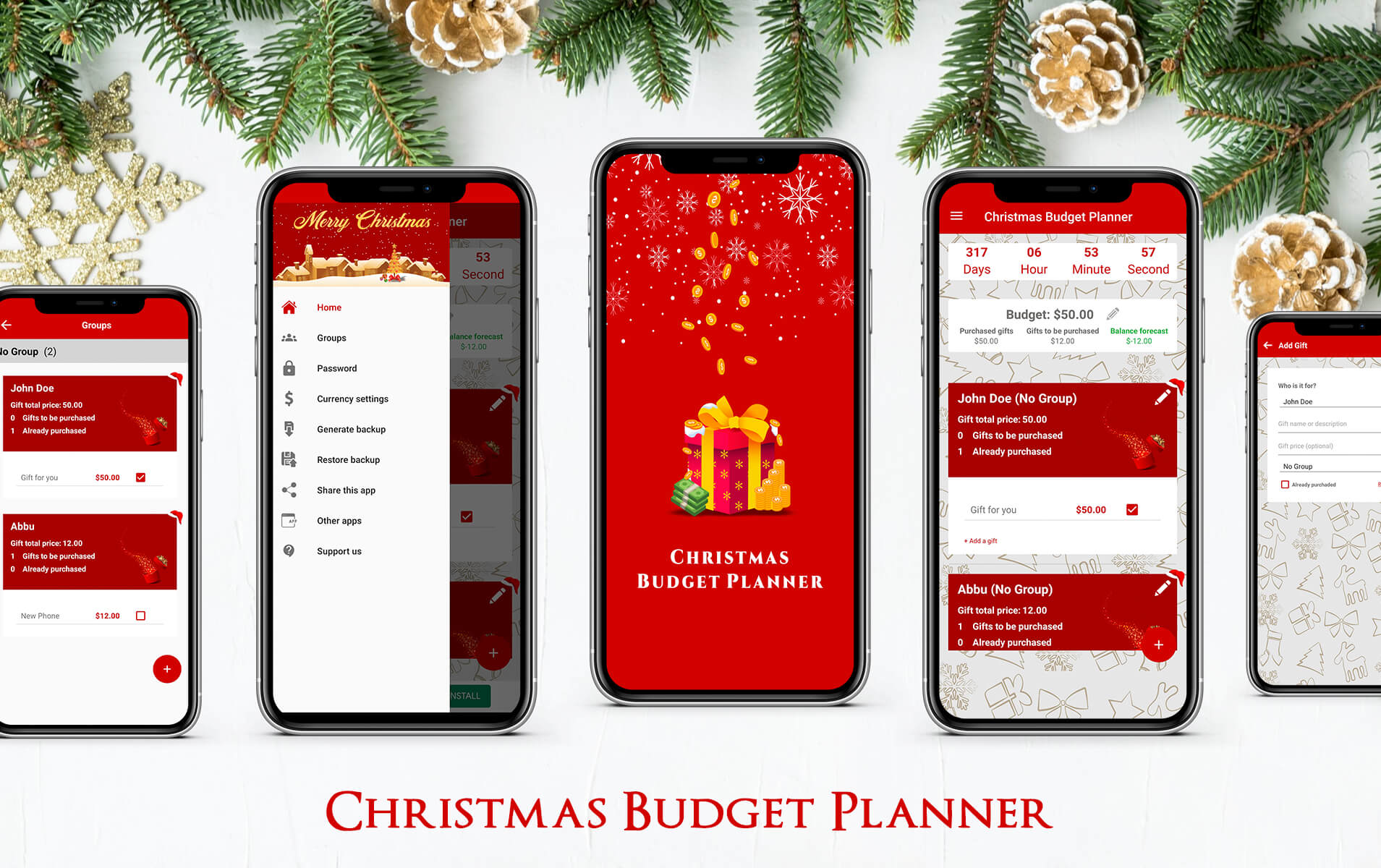 Christmas Budget Planner
