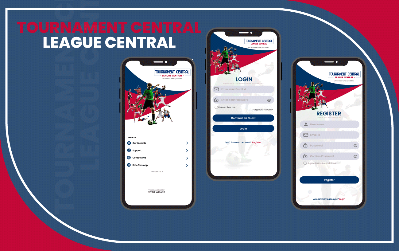 Tournament Central League Central Design & Development
